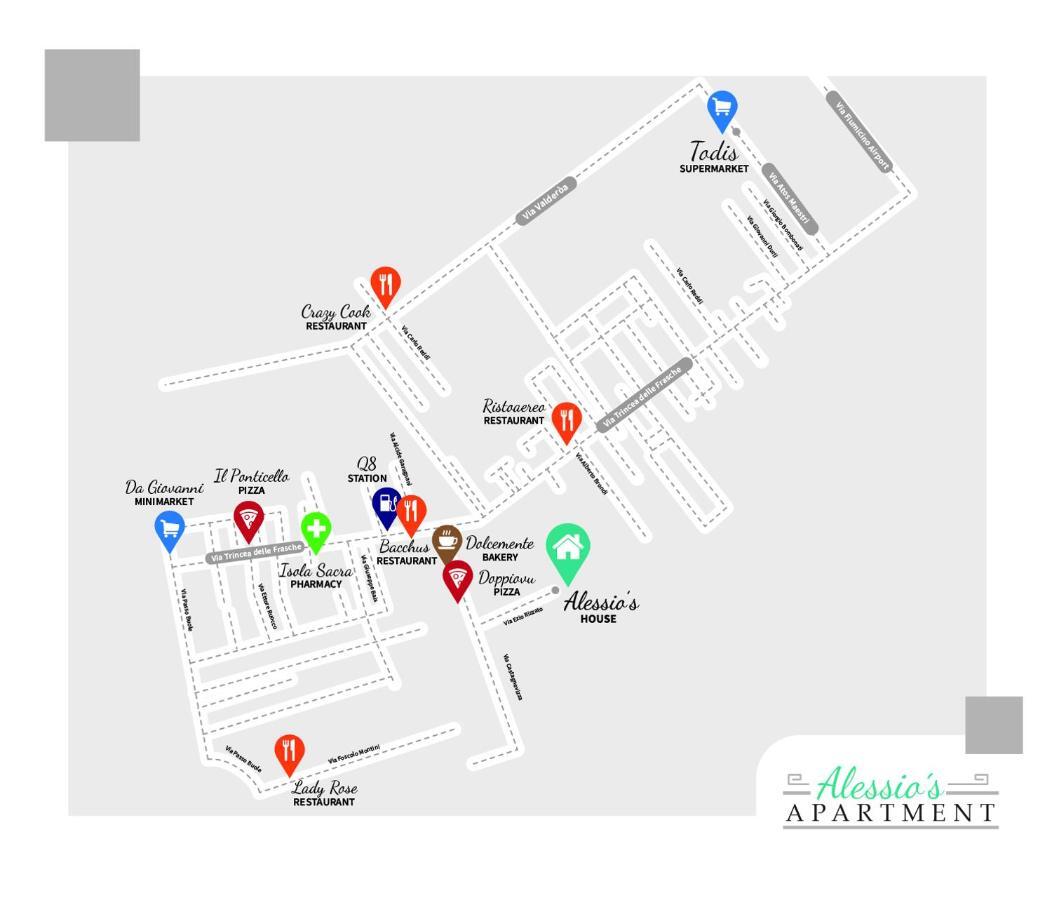 Alessio2 Apartman Fiumicino Kültér fotó